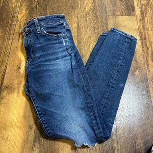 AG Adriano Goldschmeid Jeans Women's Size 28R The Farrah Skinny Ankle High Rise